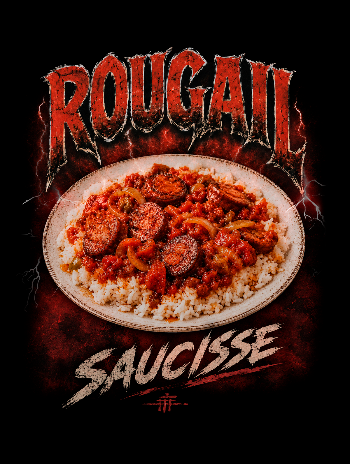 T-shirt homme  "Rougail saucisse" - Regular