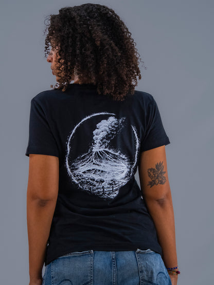 T-shirt Femme "Volcan" - Cintré